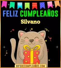 GIF Feliz Cumpleaños Silvano